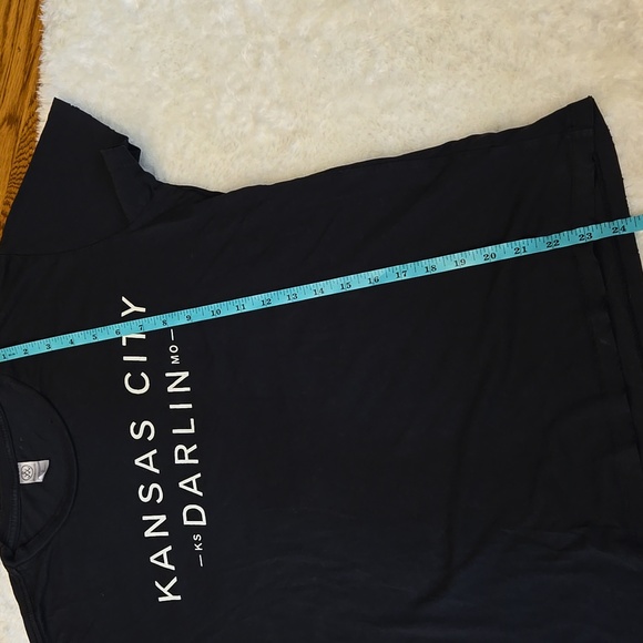 Kansas City Darlin Black T-shirt, Womens Small, Great Condition - Picture 6 of 11